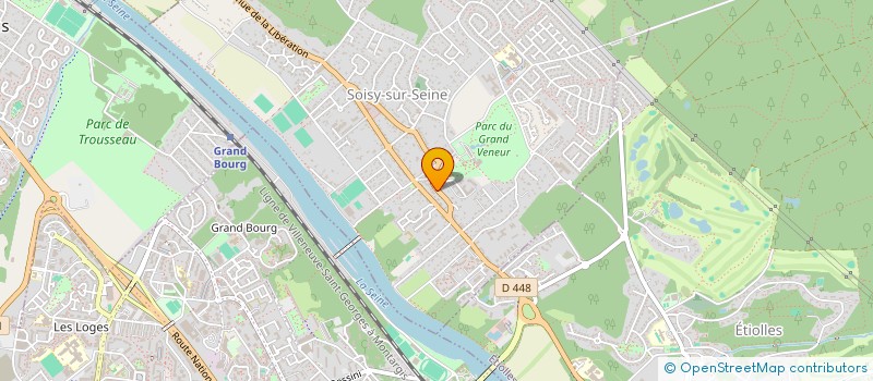 localisation de l'entreprise MARSHALL à SOISY-SUR-SEINE