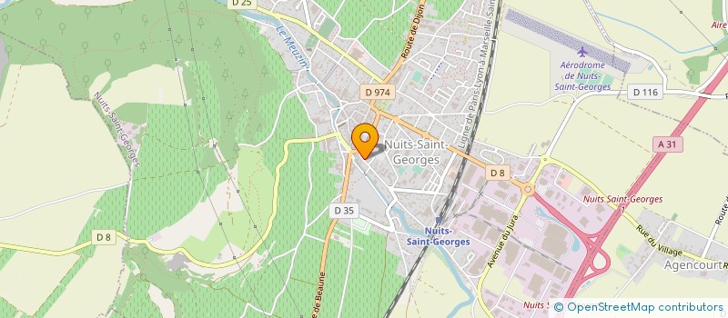 localisation de l'entreprise MARSHALL à NUITS-SAINT-GEORGES