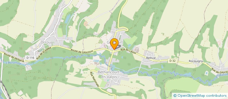 localisation de l'entreprise MARSHALL AUTOMOBILE  GILOCOURT