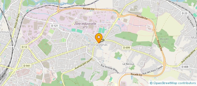 localisation de l'entreprise MARSHALLS  L'ISLE-D'ESPAGNAC