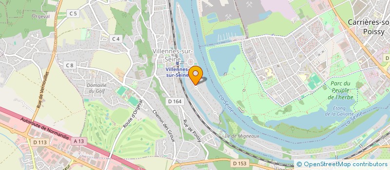 localisation de l'entreprise MARSHMALLOW & CO  VILLENNES-SUR-SEINE