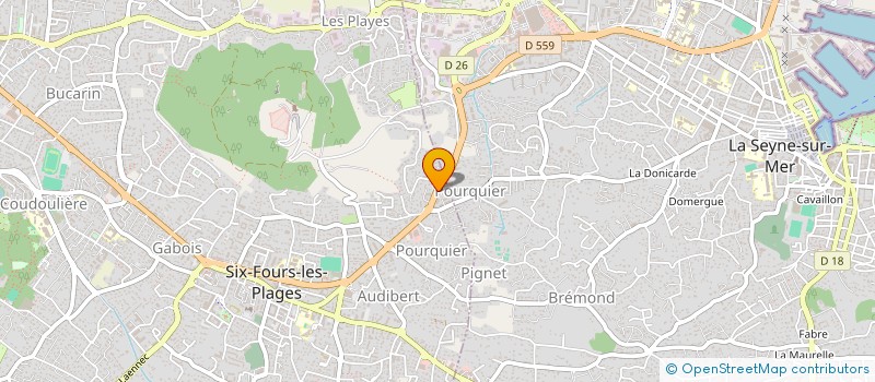 localisation de l'entreprise MARSI à SIX-FOURS-LES-PLAGES