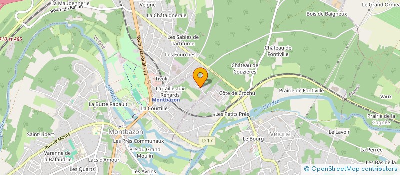 localisation de l'entreprise MARSI  MONTBAZON