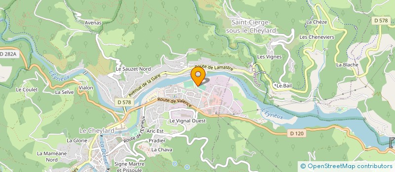 localisation de l'entreprise MARSO  LE CHEYLARD