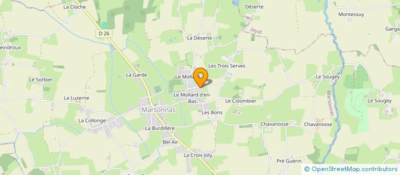 localisation de l'entreprise MARSO IMMO  MARSONNAS