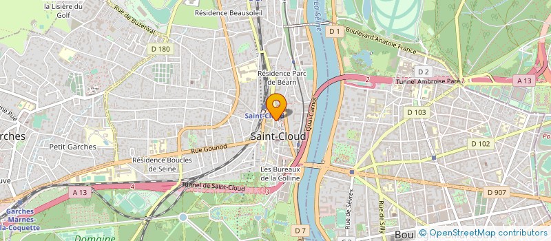 localisation de l'entreprise MARSODEAL à SAINT-CLOUD
