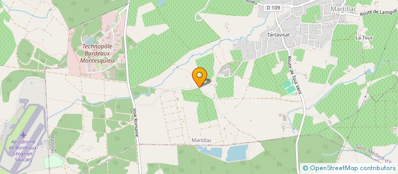 localisation de l'entreprise MARSOLI  MARTILLAC