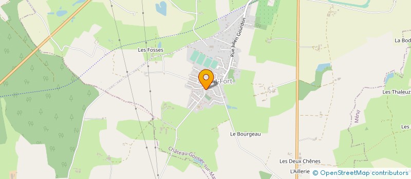 localisation de l'entreprise MARSOLLIER MECA à CHATEAU-GONTIER-SUR-MAYENNE