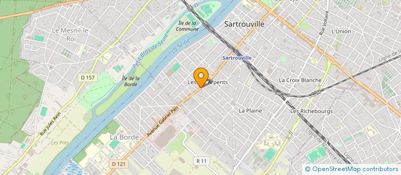 localisation de l'entreprise MARSON F ET PIERROT J à SARTROUVILLE