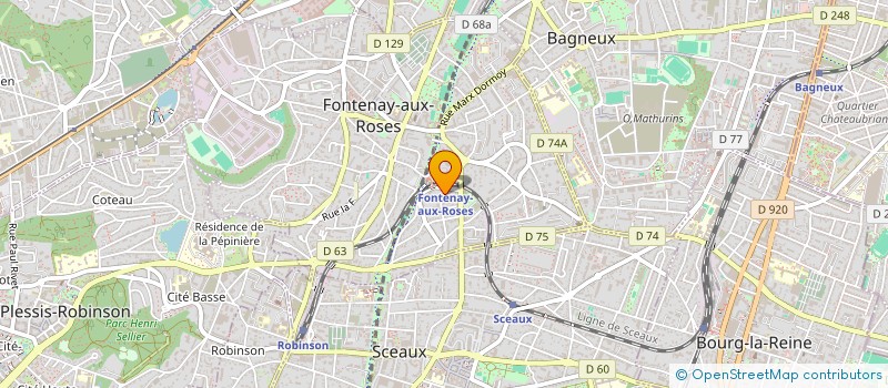 localisation de l'entreprise MARSONIX à FONTENAY-AUX-ROSES