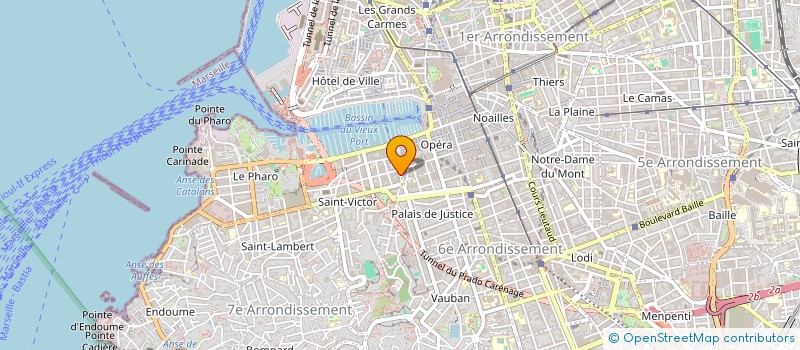 localisation de l'entreprise MARSOTEL à MARSEILLE