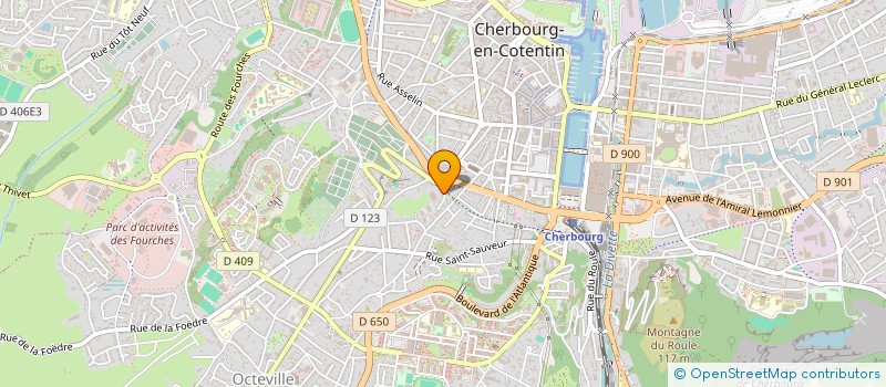 localisation de l'entreprise MARSOU à CHERBOURG-EN-COTENTIN