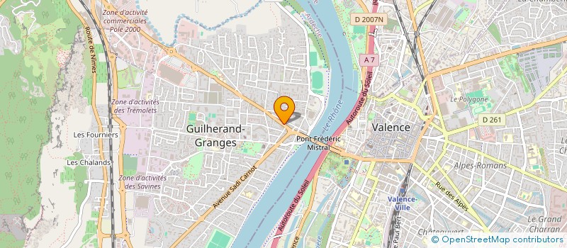 localisation de l'entreprise MARSOUIN  GUILHERAND-GRANGES