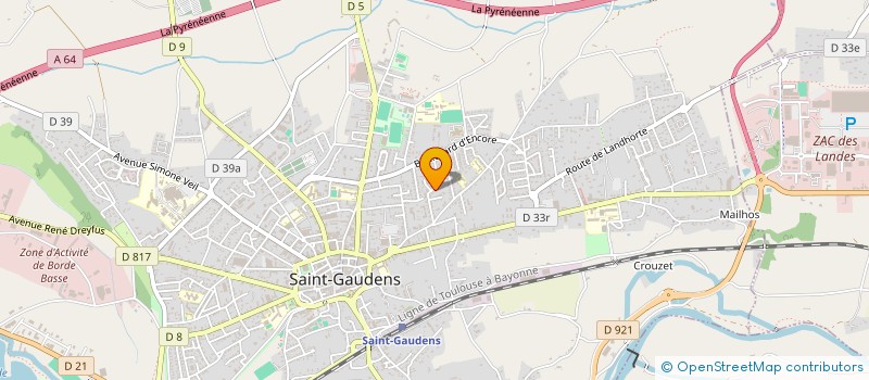localisation de l'entreprise MARSOUINS DU COMMINGES à SAINT-GAUDENS