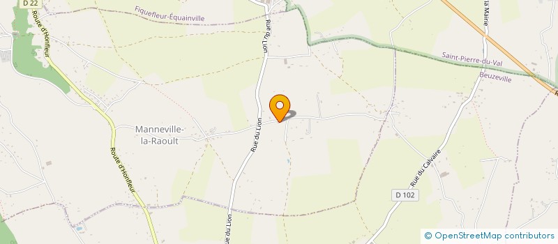 localisation de l'entreprise MARSUE  MANNEVILLE-LA-RAOULT