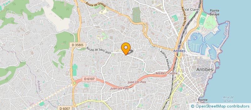 localisation de l'entreprise MARSY à ANTIBES
