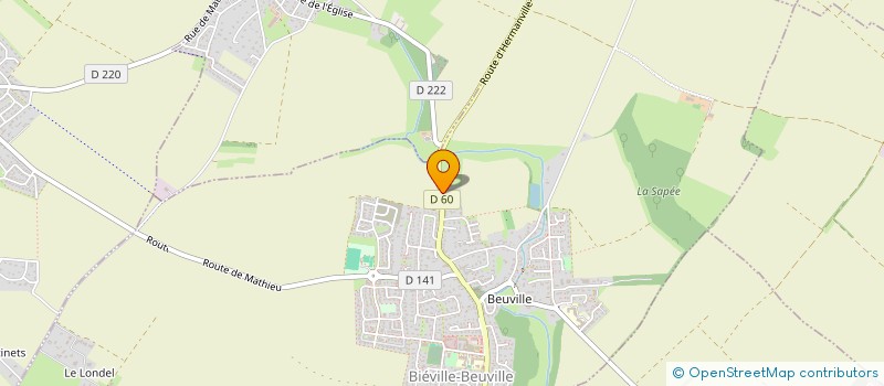 localisation de l'entreprise MARSYPOU  BIEVILLE-BEUVILLE