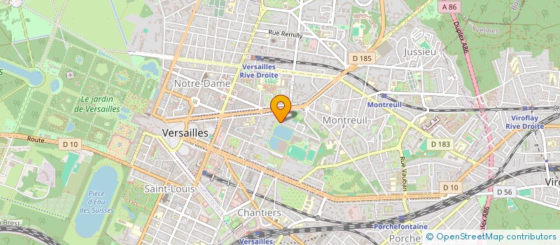 localisation de l'entreprise MARSYVAL à VERSAILLES