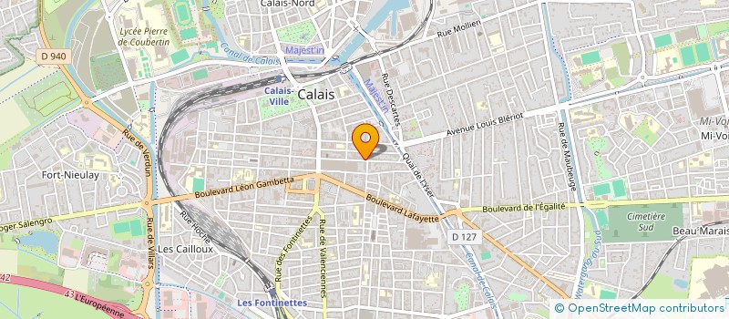 localisation de l'entreprise MART-ELEC  CALAIS