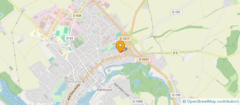 localisation de l'entreprise MART'IMMO à PERONNE