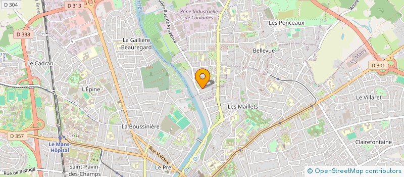 localisation de l'entreprise MART INVEST II  COULAINES