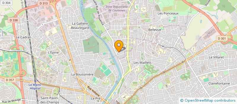 localisation de l'entreprise MART INVEST III  COULAINES