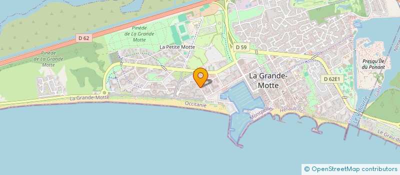 localisation de l'entreprise MART-ROSS  LA GRANDE-MOTTE