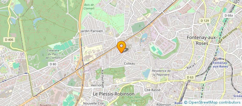 localisation de l'entreprise MART SPECTA à CLAMART