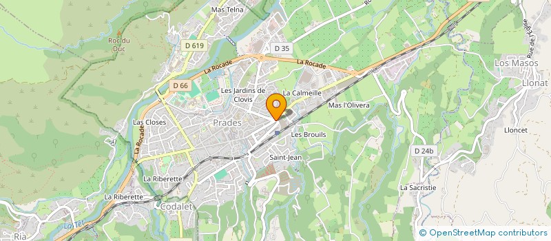 localisation de l'entreprise MARTA à PRADES