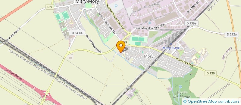 localisation de l'entreprise MARTA  MITRY-MORY