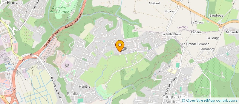 localisation de l'entreprise MARTA  BOULIAC