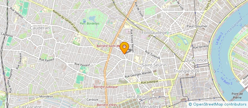 localisation de l'entreprise MARTABUSA  BORDEAUX