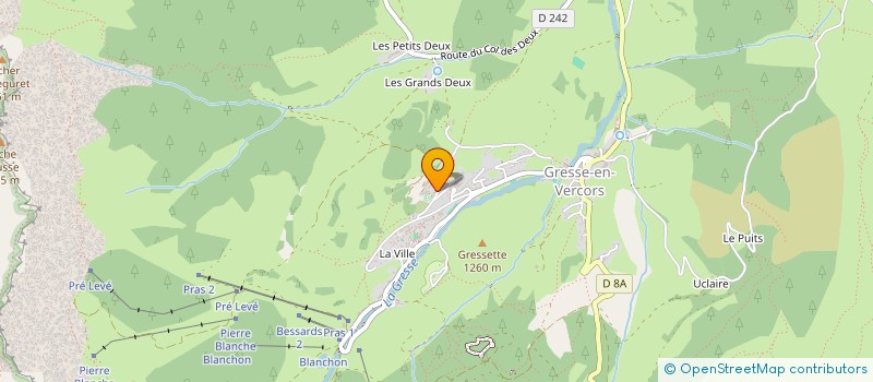 localisation de l'entreprise MARTAL à GRESSE-EN-VERCORS