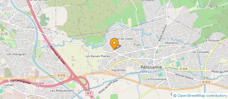 localisation de l'entreprise MARTAL13  PELISSANNE