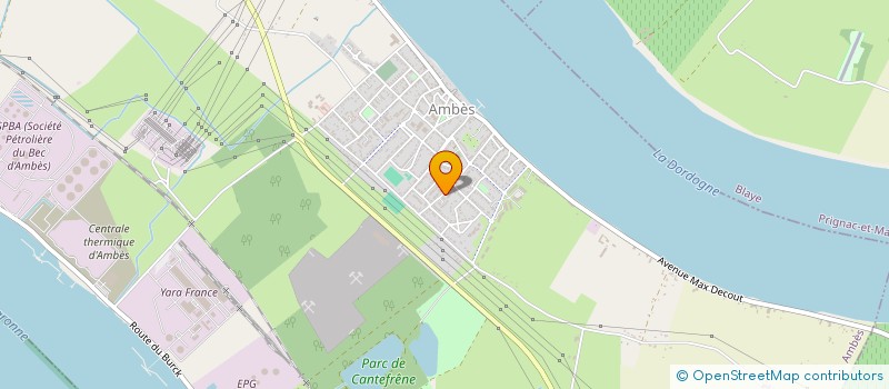 localisation de l'entreprise MARTALIANA  AMBES