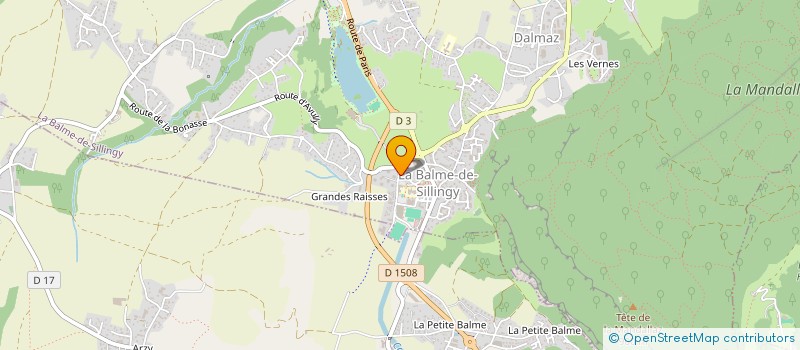 localisation de l'entreprise MARTAN74  LA BALME-DE-SILLINGY