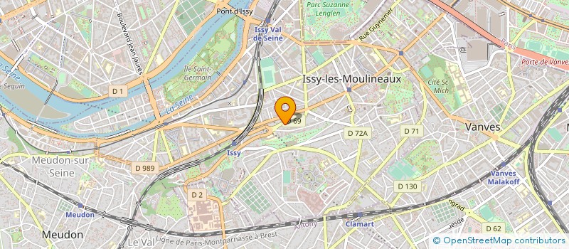 localisation de l'entreprise MARTANGAB à ISSY-LES-MOULINEAUX
