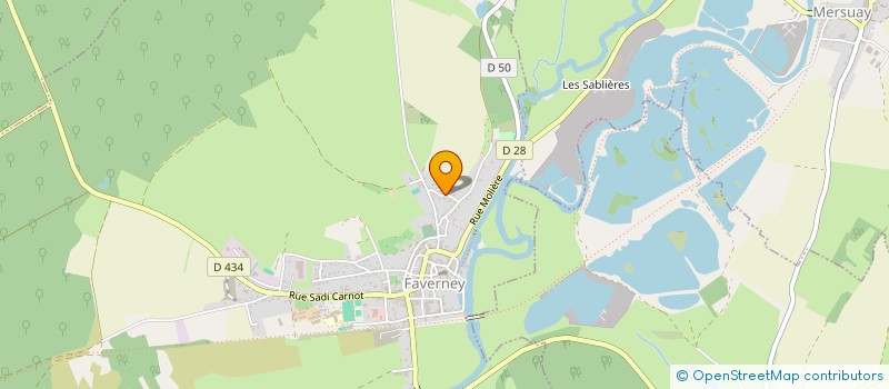localisation de l'entreprise MARTANTOINE à FAVERNEY