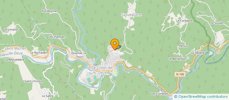 localisation de l'entreprise MARTASTIN  LE COLLET-DE-DEZE