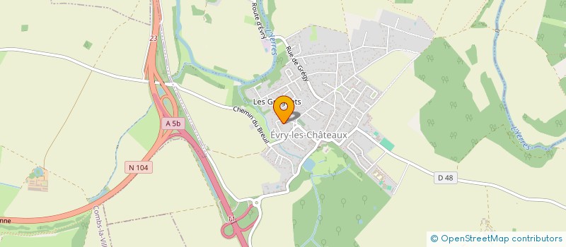 localisation de l'entreprise MARTAUGUSTE  EVRY-GREGY-SUR-YERRE