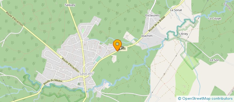 localisation de l'entreprise MARTAUX PATRICK à SAUCATS