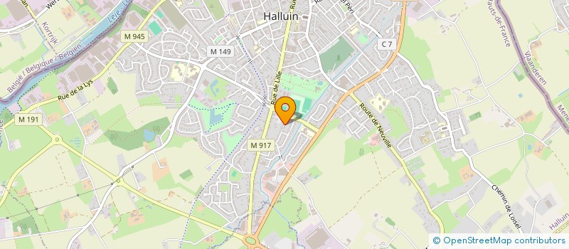 localisation de l'entreprise MARTE ANTHONY à HALLUIN