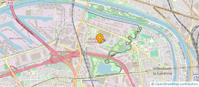 localisation de l'entreprise MARTEAU  VILLENEUVE-LA-GARENNE