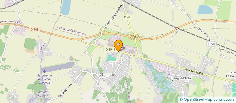 localisation de l'entreprise MARTEAU  CHASNAIS