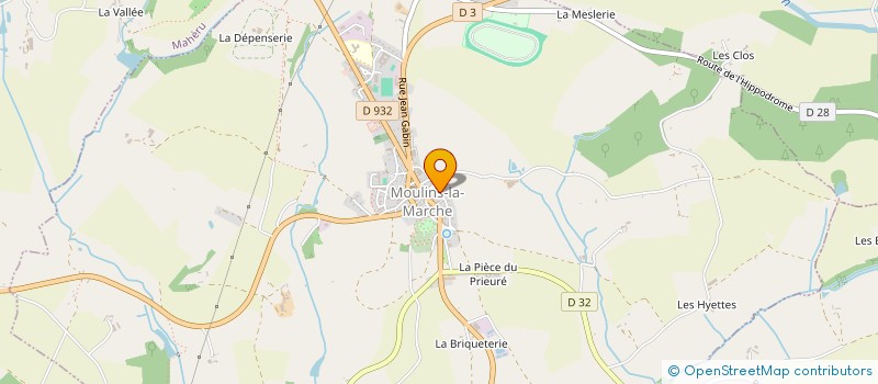 localisation de l'entreprise MARTEAU-CLEC'H à MOULINS-LA-MARCHE
