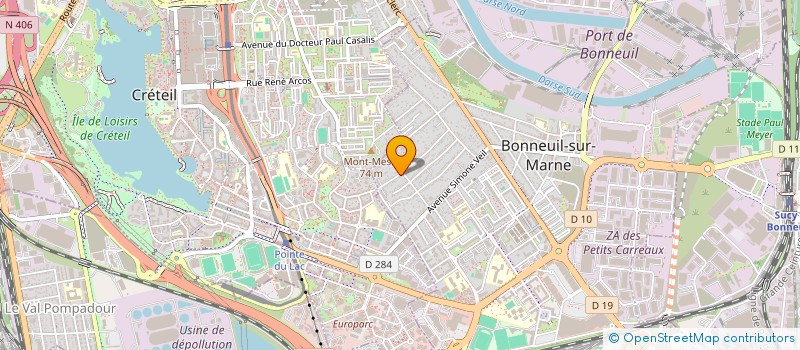 localisation de l'entreprise MARTEAU ET PERE à BONNEUIL-SUR-MARNE