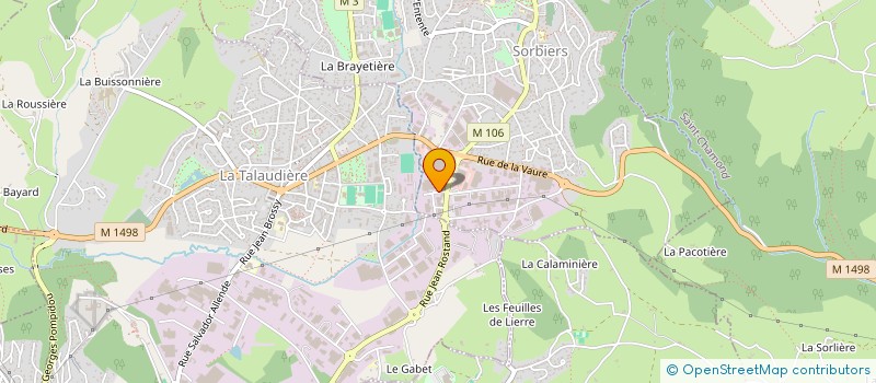 localisation de l'entreprise MARTEAU - LEMARIE à SORBIERS
