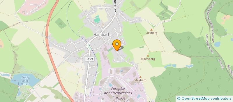 localisation de l'entreprise MARTEAUX COLLECTIVE  HAMBACH