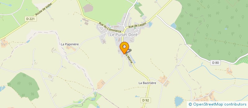 localisation de l'entreprise MARTEC  MONTREVAULT-SUR-EVRE