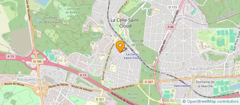 localisation de l'entreprise MARTEDI PIZZA  LA CELLE-SAINT-CLOUD